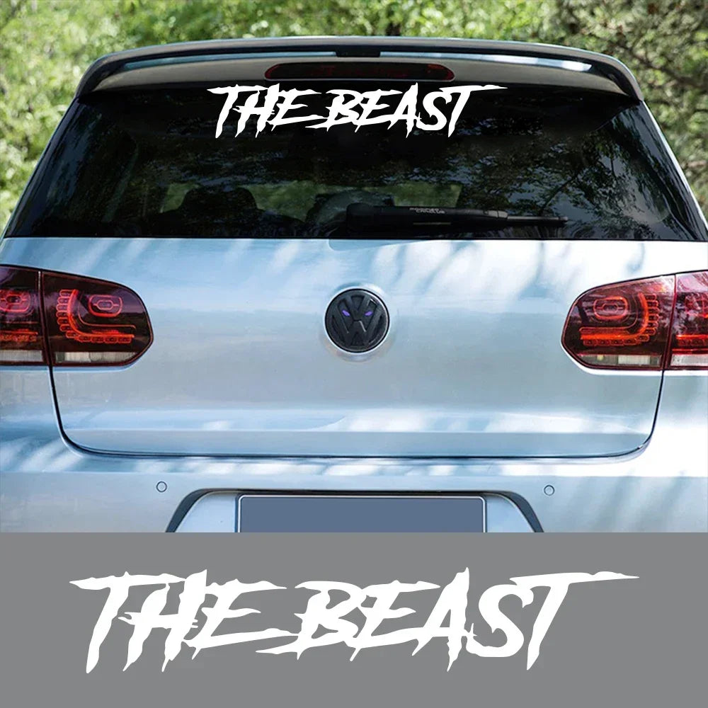 Door Side Stickers Beast Personality Rear Windshield Vinyl Decal