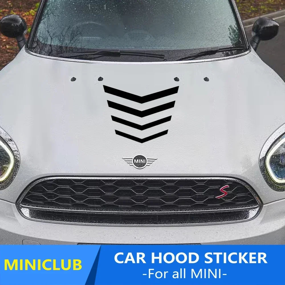 For MINI Cooper One S Jcw Hood Sticker F56 F55 F60 R56 R60 R61
