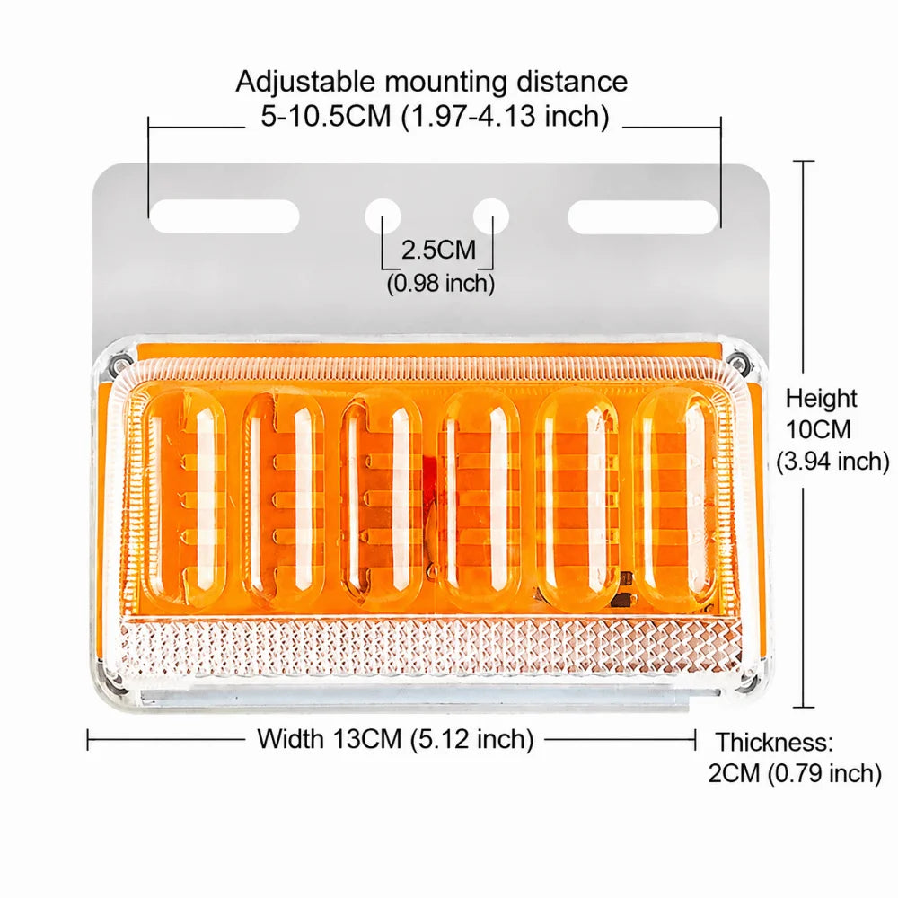 Durable 12V 24V Truck Side Marker Super Bright Waterproof