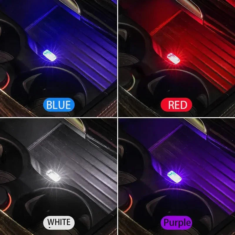USB Atmosphere Emergency Lighting Portable Plug Play Red Blue