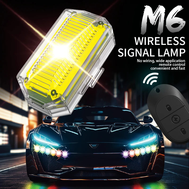 Strobe M6 Motorcycle 1000MAH Flash anti-collision Warning