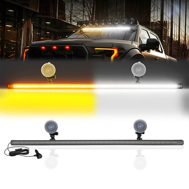 For Emergency Flash Warning Lamp Windshield Strobe Bar 3030