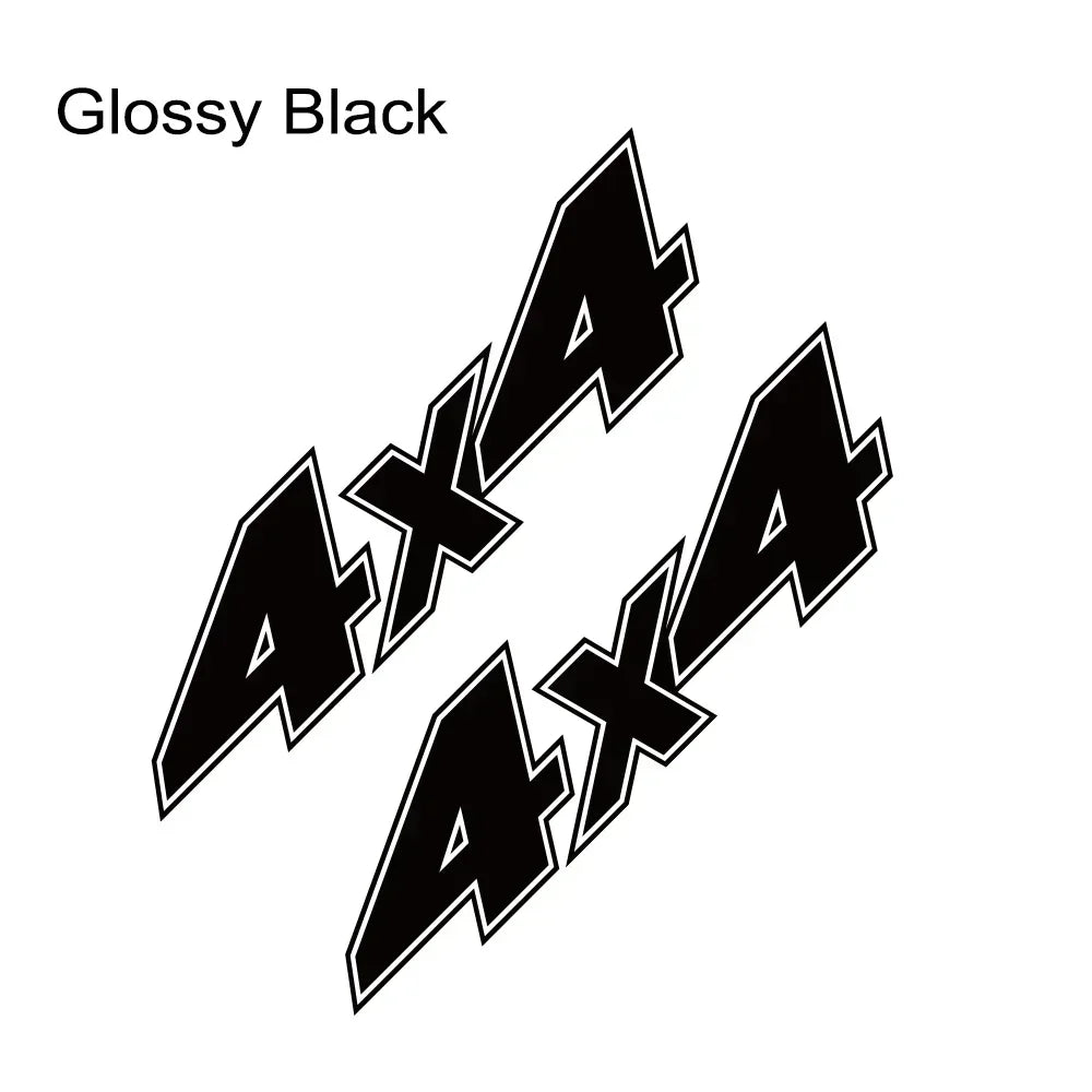 Sticker 2PCS Door Side Decal Pickup Rear 4X4 Vinyl