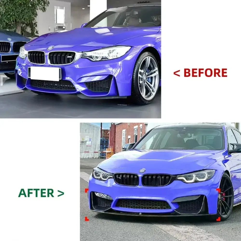 For BMW 3 Series 4 Series Front Bumper Lip Side Splitters