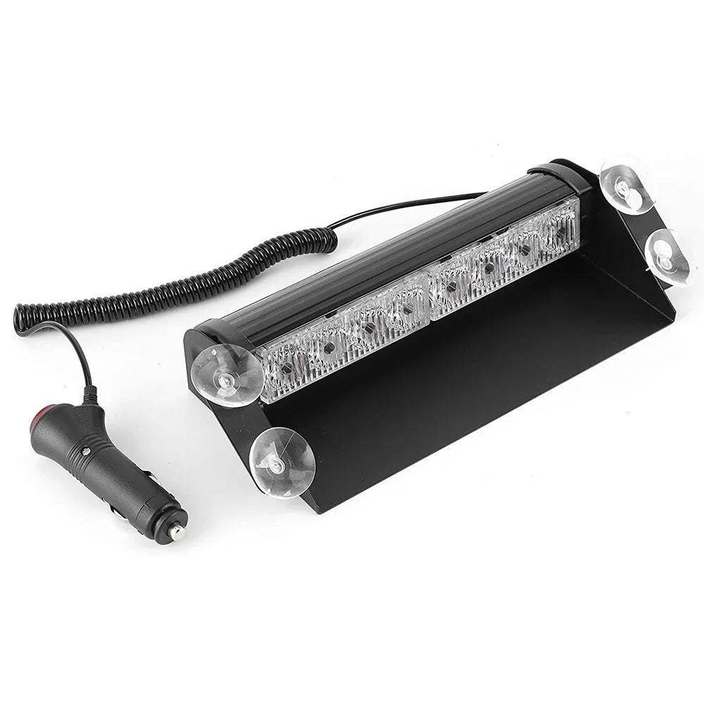 Strobe Blue Red Flashing Modes Warning Suction Cup Mount