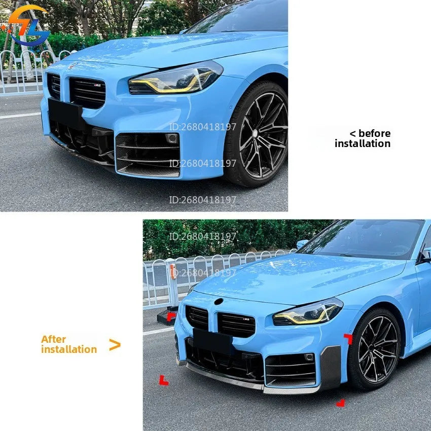 For BMW BMW M2 G87 2023+MP Front Lip Shovel Spoiler Corner