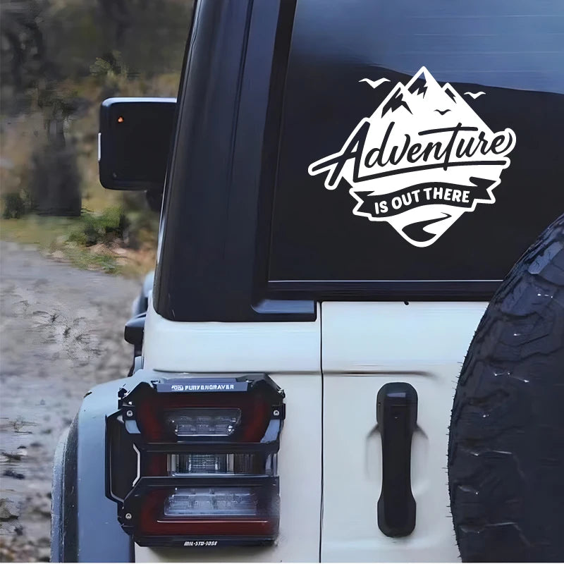 Adventure Is Out There Stickers Outdoor Lover Sticker Cars
