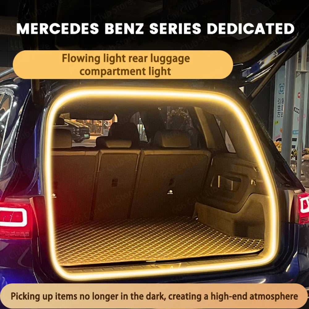 For Mercedes-Benz Trunk Flowing Light Whie 4.05 Meters
