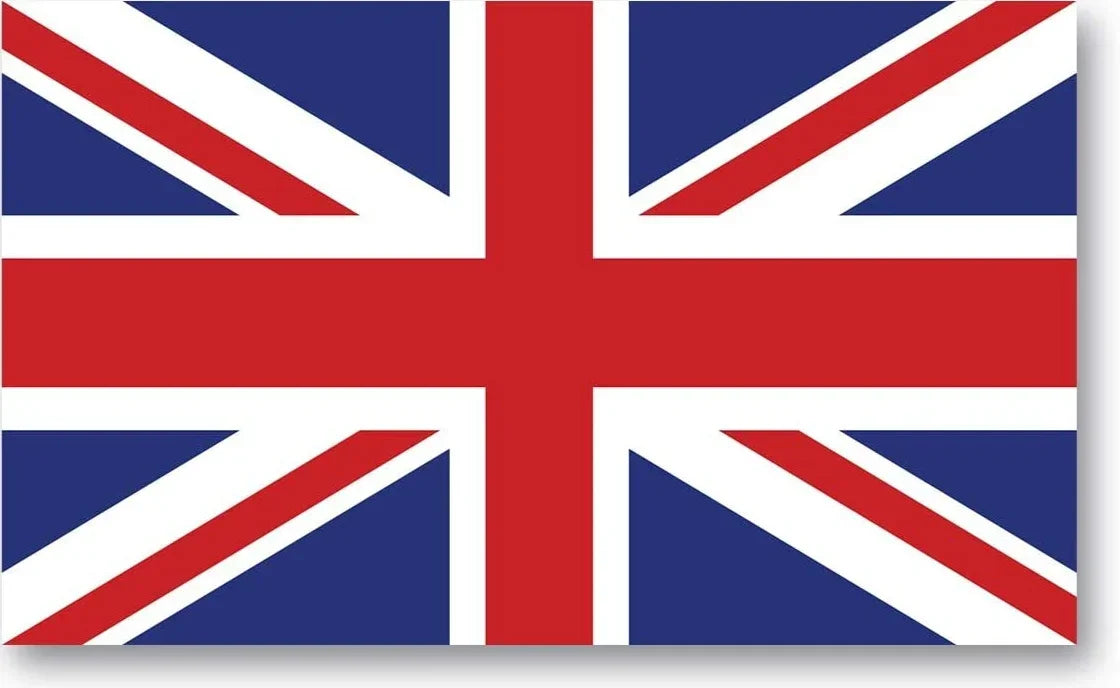 Personality British Flag Sticker Trolley Case Wall Bumper