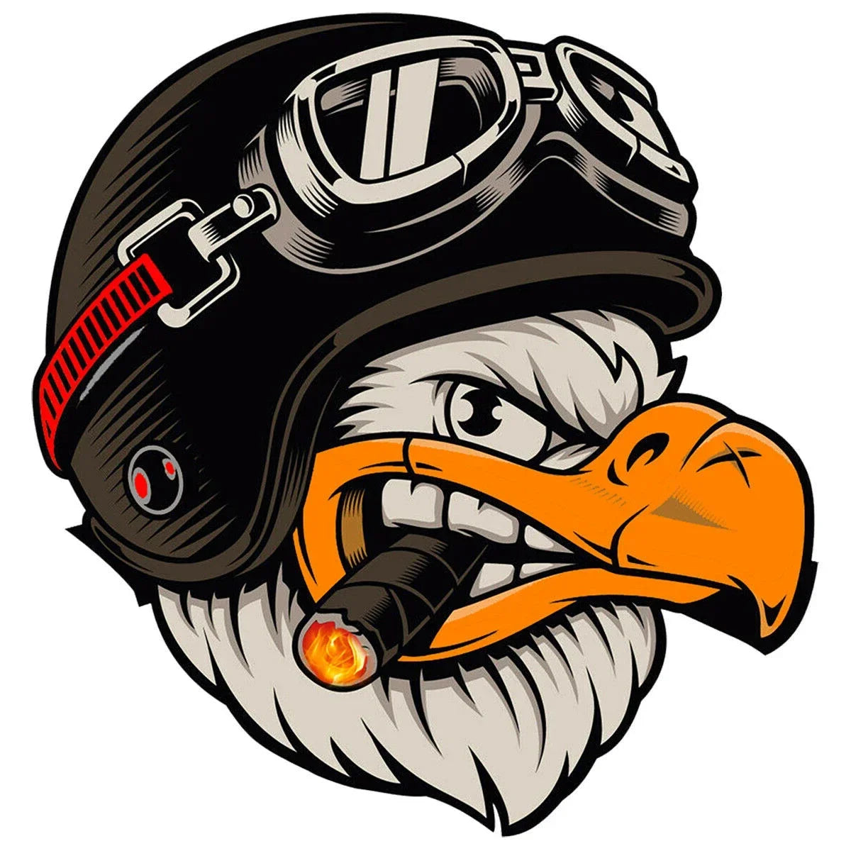 Personalized Sticker Motorcycle Stickers American Eagle Helmet