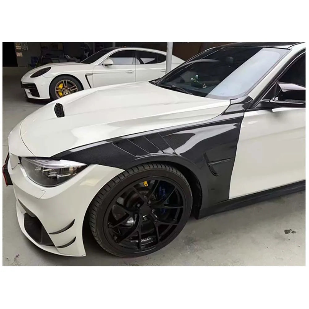 For BMW F82 M4 2014-2018 Jiache Carbon Fiber Front Bumper Side