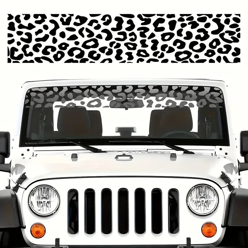 Leopard Print Sticker Stickers Window Decal Vinyl Art Pattern