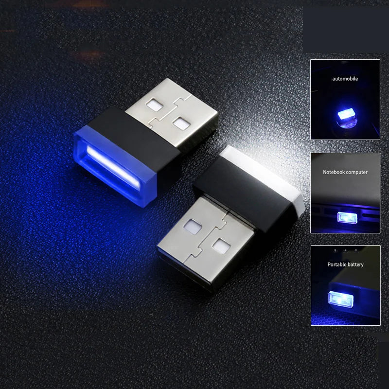 1PC MINI USB Inner Interior Atmosphere Lighting Colorful