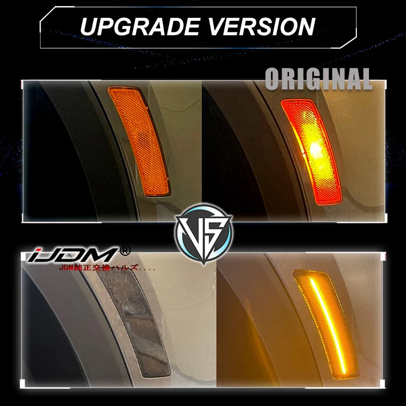 For Volkswagen Beetle 2012-2019 LED Fender Side Marker Smoked