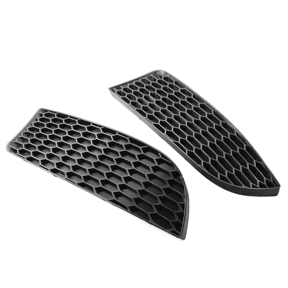 For BMW 3 Series E90 E92 2PCS Front Bumper Lower Grille Black
