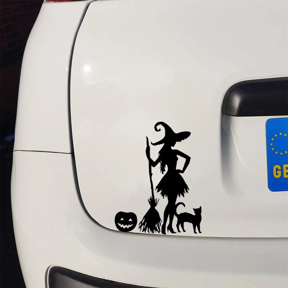 Vinyl Witch Sticker Creative On Stickers Decals Window