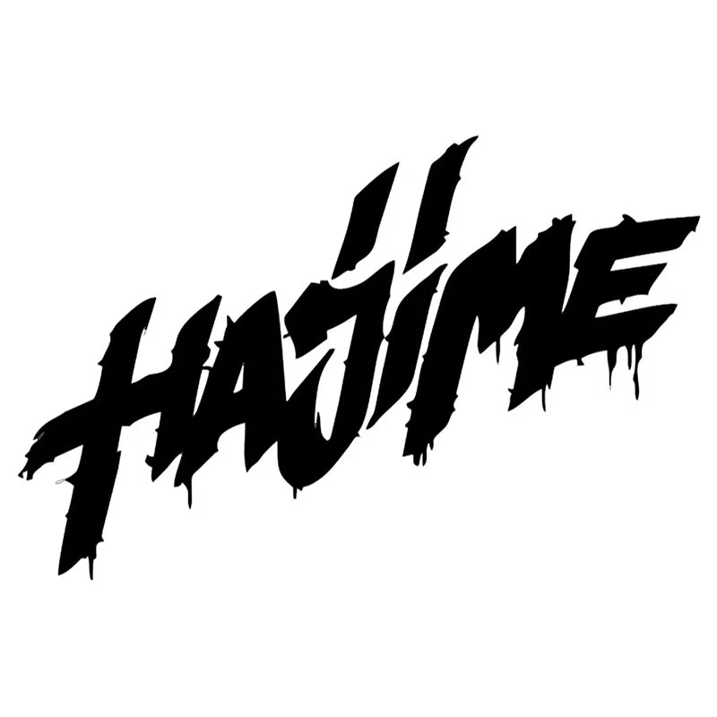 V1166 No Background Vinyl Decal Hajime Sticker Waterproof Decors