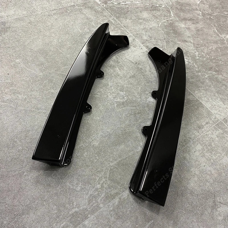 For BMW 3 Series F30 M Rear Bumper Diffuser Side Splitters Gloss