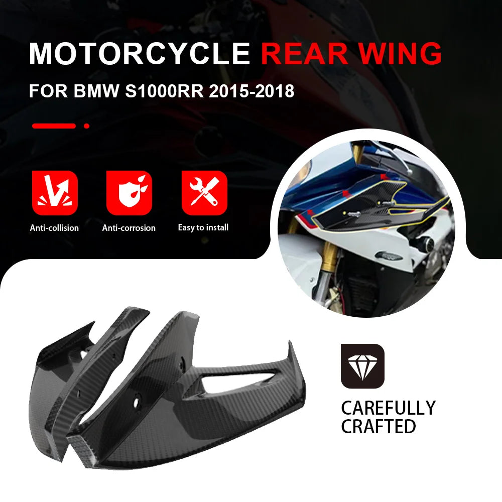 For BMW S1000RR S 1000RR 2015-2018 Motorcycle Fixed Wing Spoiler