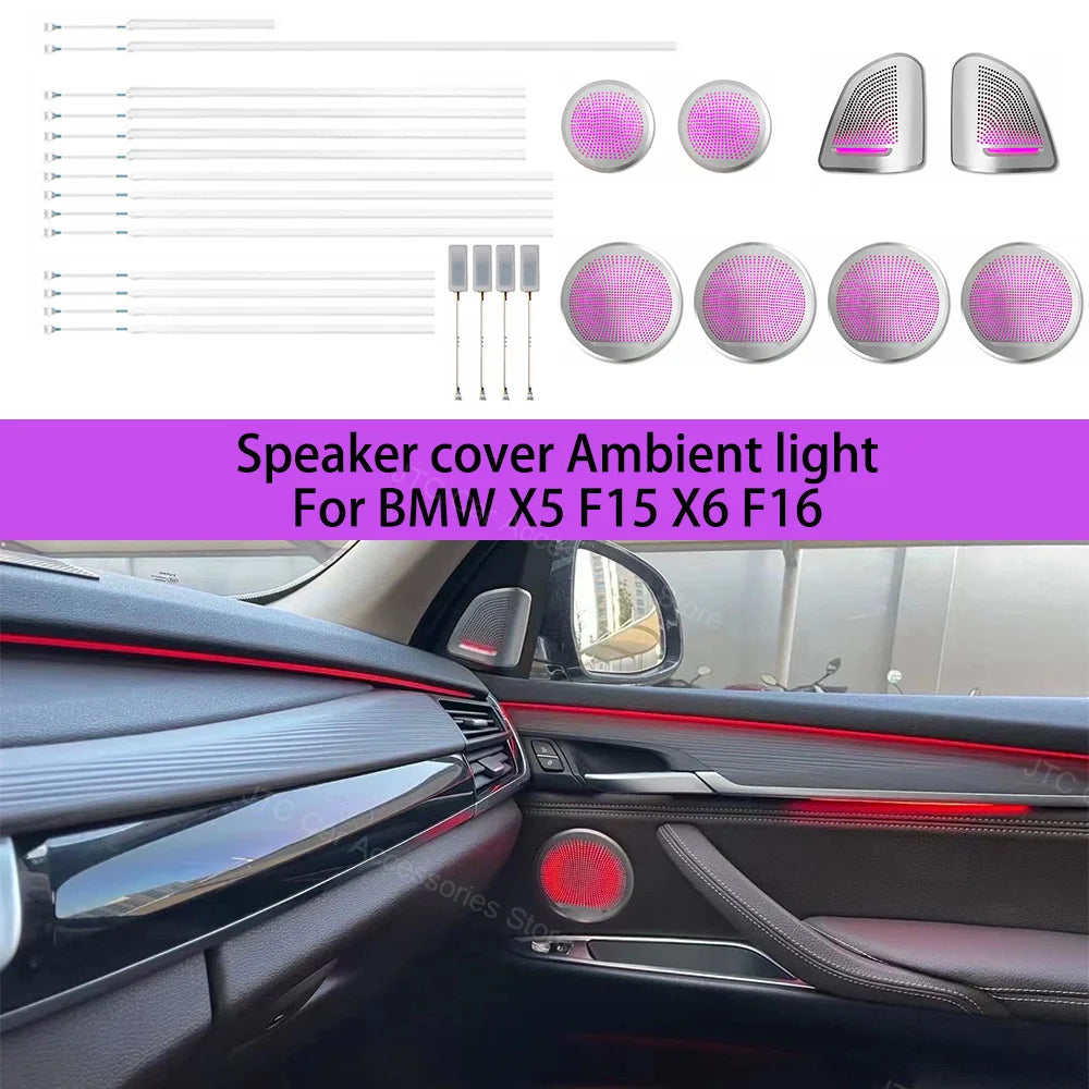 For BMW X5 F15 X6 F16 Colors RGB Ambient BMW X5 X6 Interior