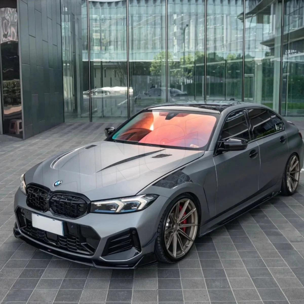 For BMW G20 G21 M-Sport M340I Front Bumper Canards M340D Lci