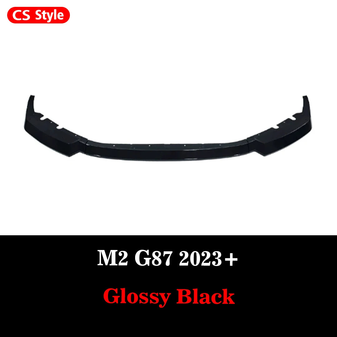 For BMW M2 G87 2023+ Mp Front Lip Spoiler Diffuser Chin Shunt