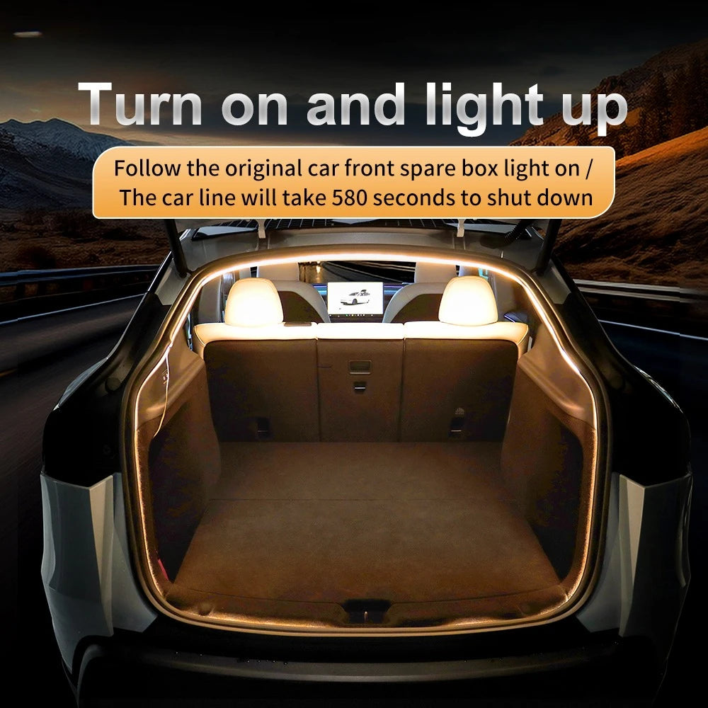 For Tesla Model Y Juniper 2020-2025 Trunk Ambient