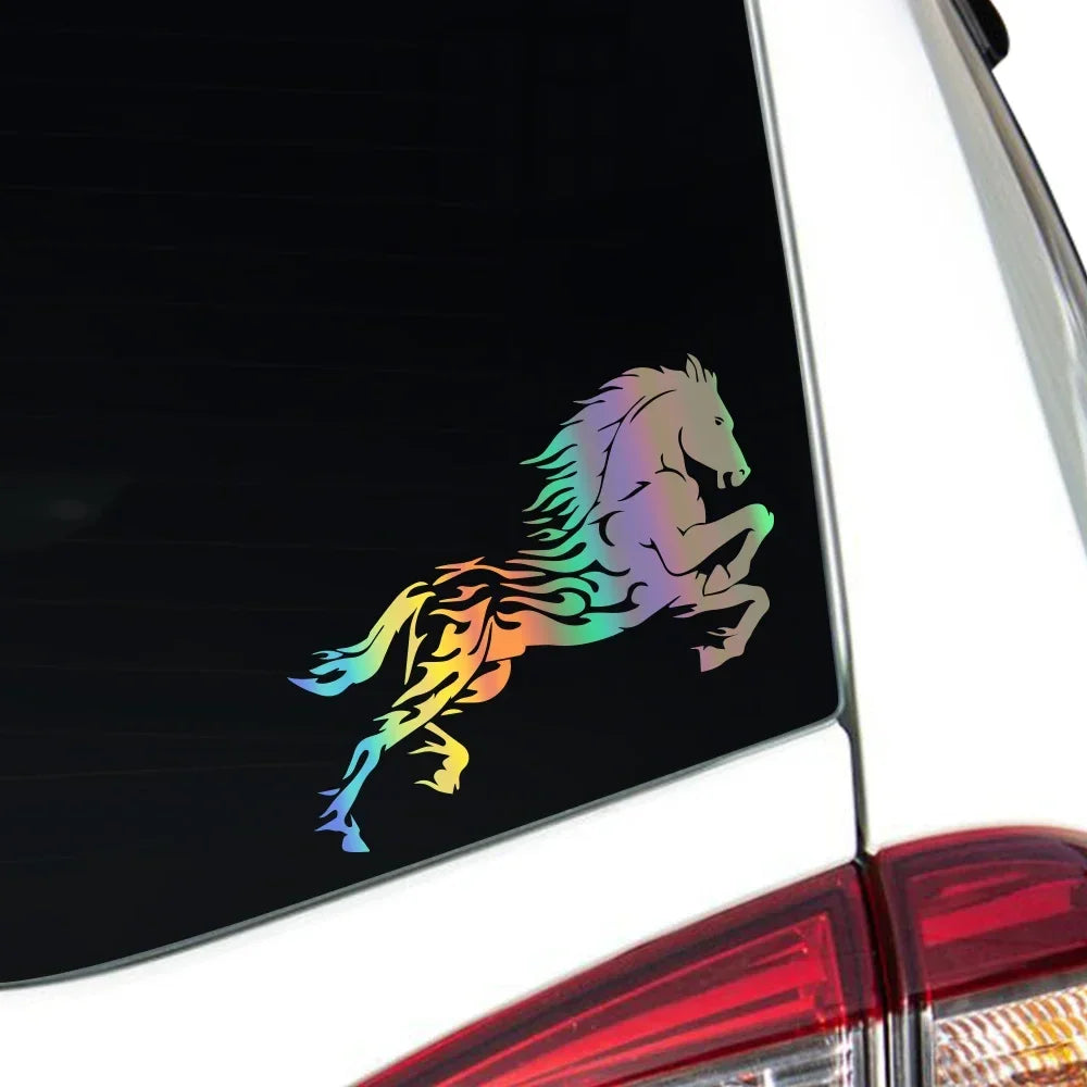 For Side Door Window Auto Styling Sticker Handsome Horse
