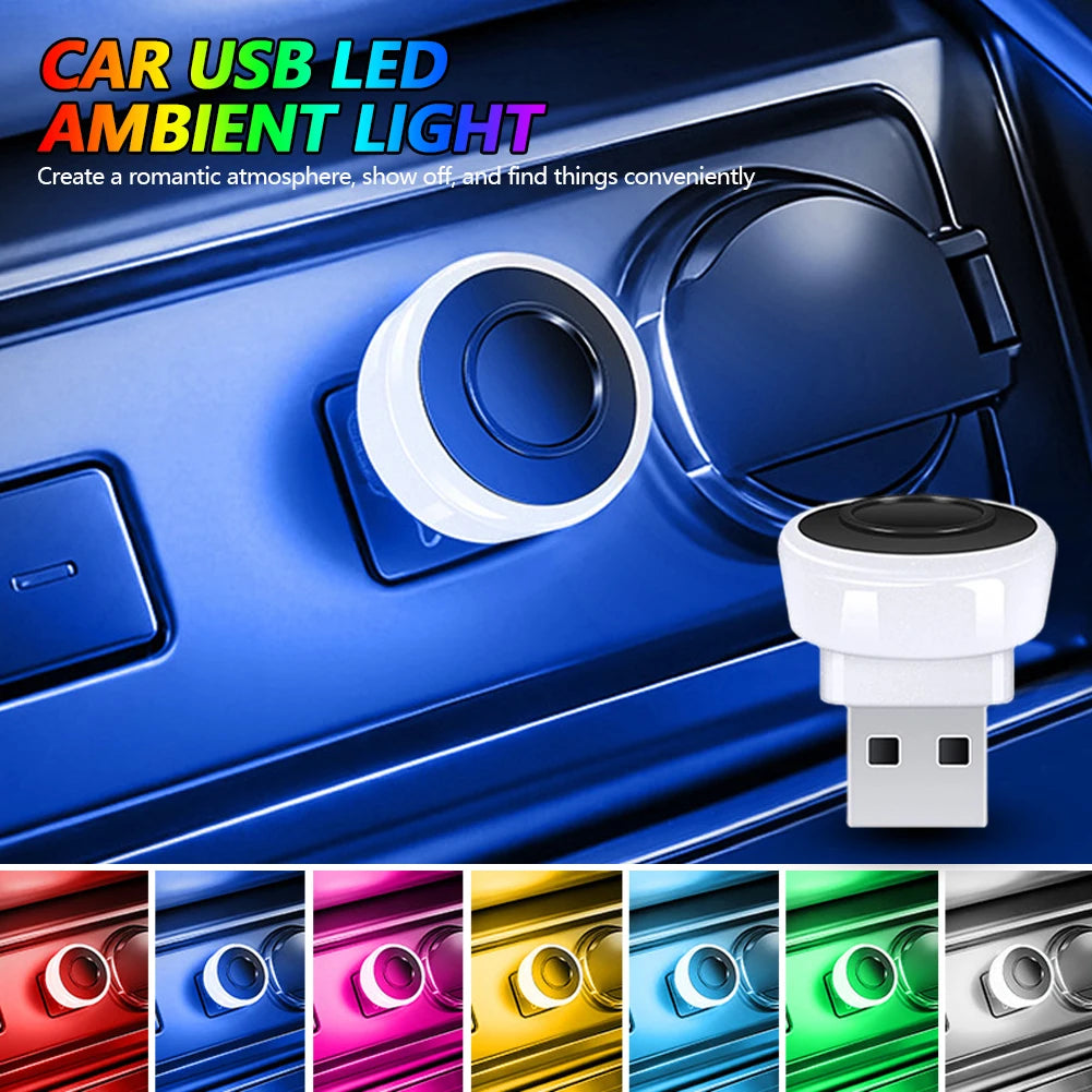 5V Plug Play Atmosphere Lamps Interior Lighting Night Portable