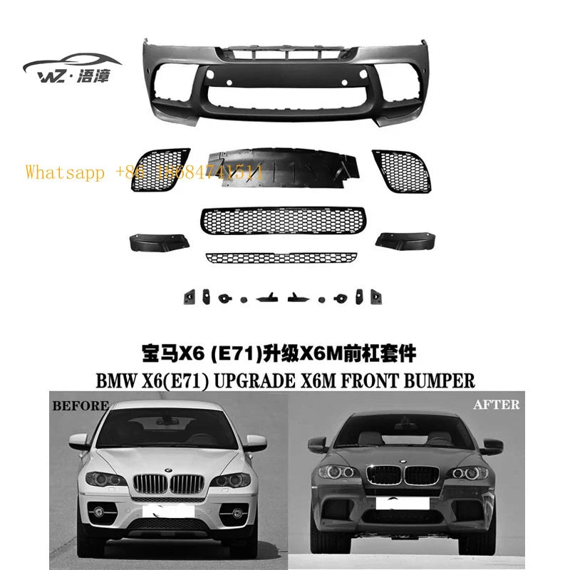 Suitable bmwx6upgrademfront Bumper Assembly Standard Model