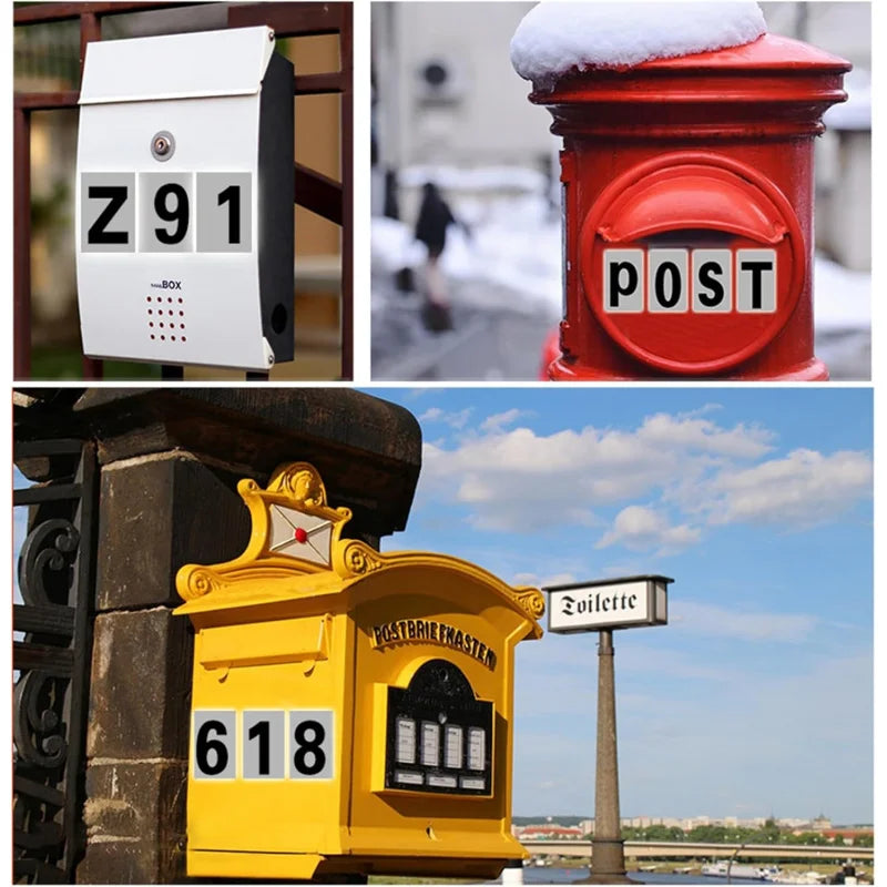 For Pre-Spaced Waterproof Capital Letter Stick 120 Reflective