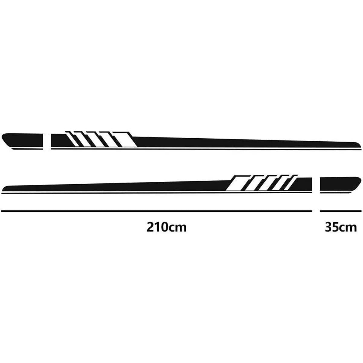 For Mercedes Benz C Class W205 Door Side Rocker Panel Stripe
