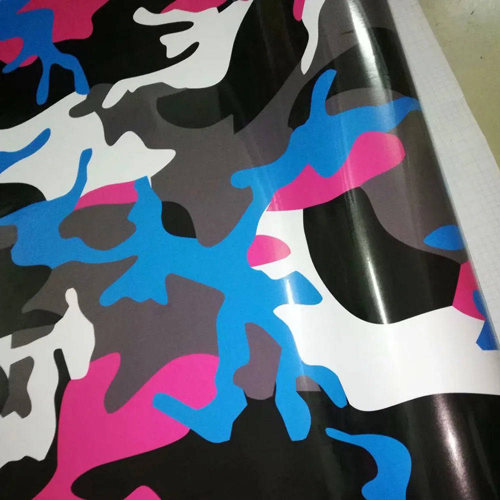 Sizes Digital Printing Vinyl Sticker Camo Graphics Self Adhesive