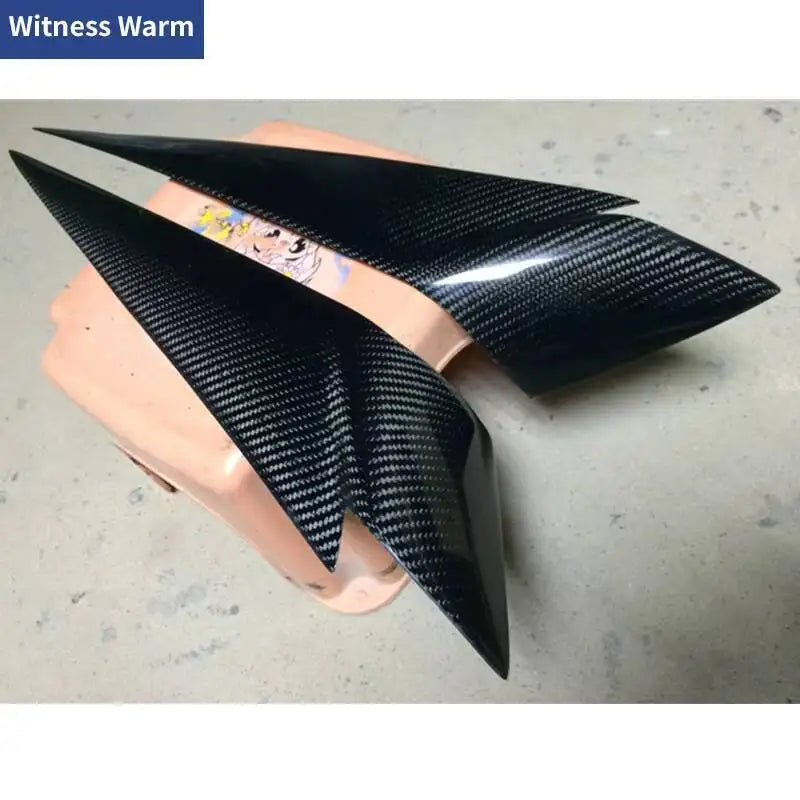 For BMW X1 E84 2009-2016 Carbon Fiber Front Bumper Spoiler