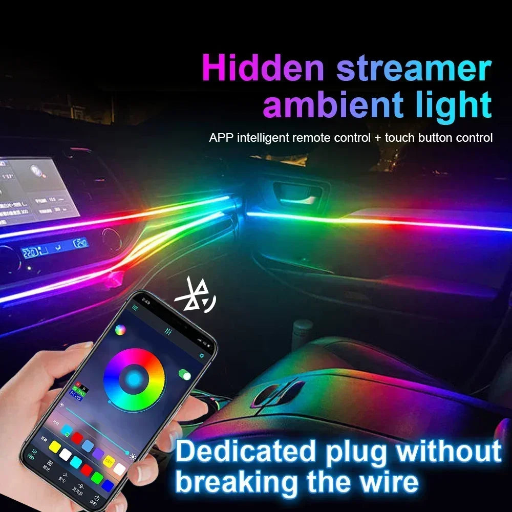 For BMW E46 E90 E39 E60 RGB 22IN1 Interior Acrylic Ambient E36