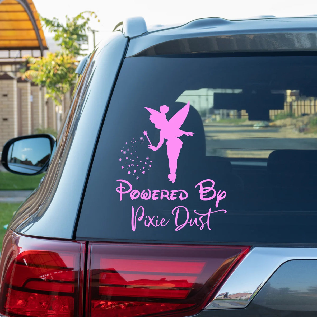 Magic Fairy Powered By Pixie Dust Rear Window Vinyl
