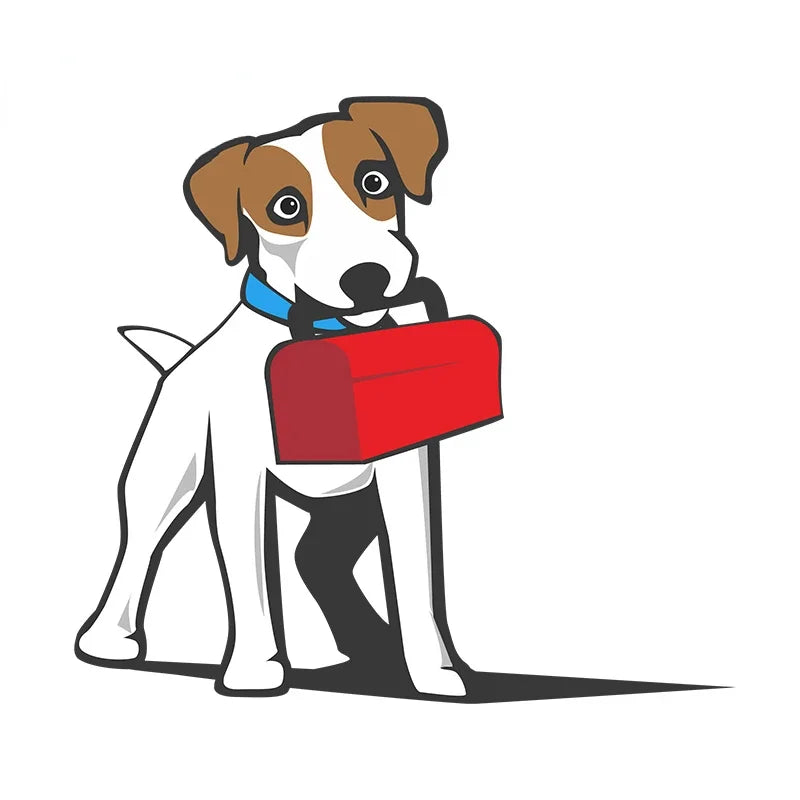 Design Sticky Cartoon Cute Schnauzer Jack Russell Terrier Sticker