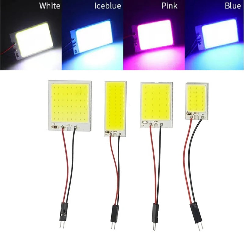 White Ice Blue T10 W5W Cob 24SMD 36SMD 48SMD