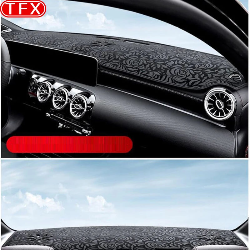 For Mercedes Benz A-Class W177 A160 Flannel Dashmat Dashboard