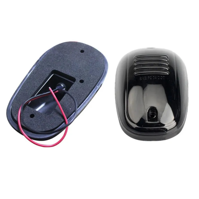 5PCS Cab Roof Marker Running Black Smoked Lens Bulbs