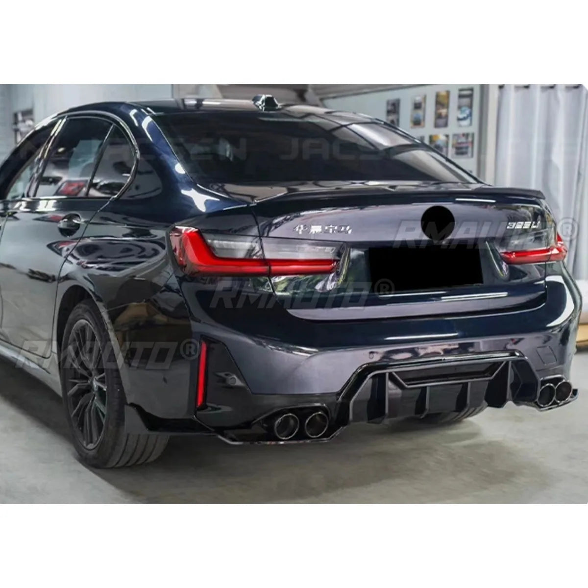 For 3 Series G20 G28 Body Kit Rear Bumper Lip Diffuser Spoiler