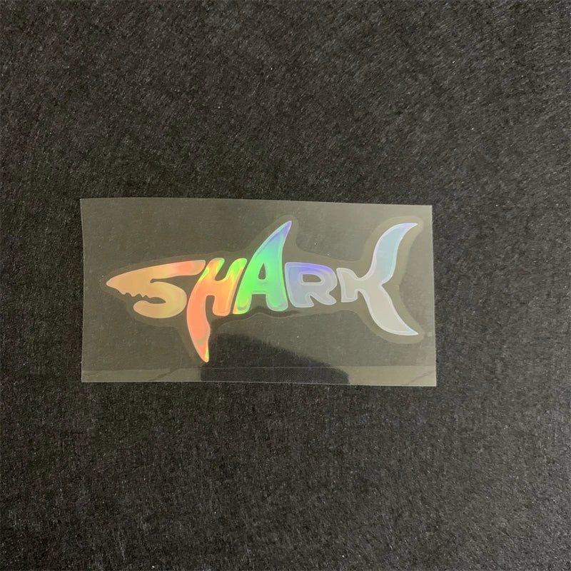 2PCS Sticker Shark Waterproof Reflective Body Stickers Shielding