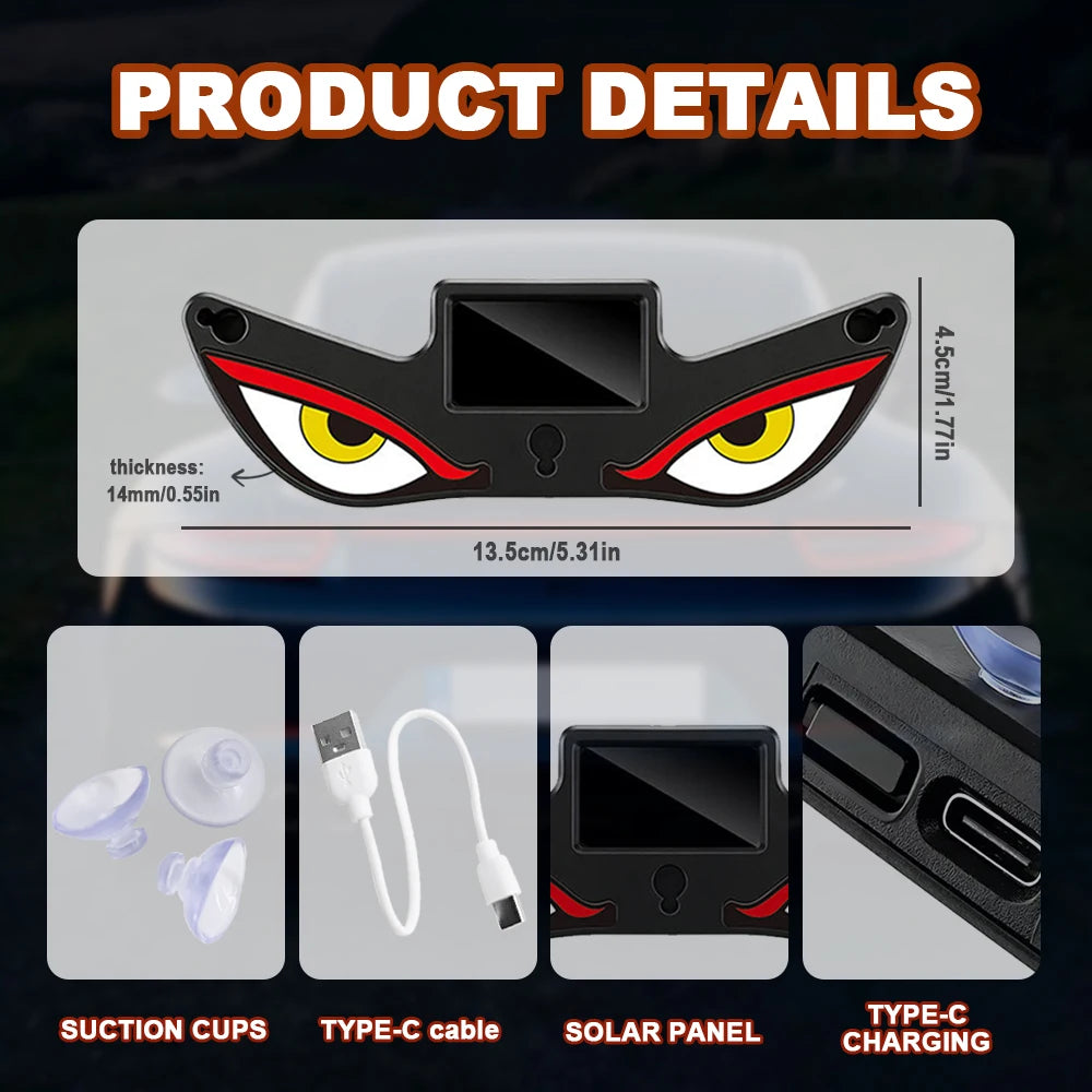 Solar Devil Eye Dynamic Expression Demon S Suction Cup