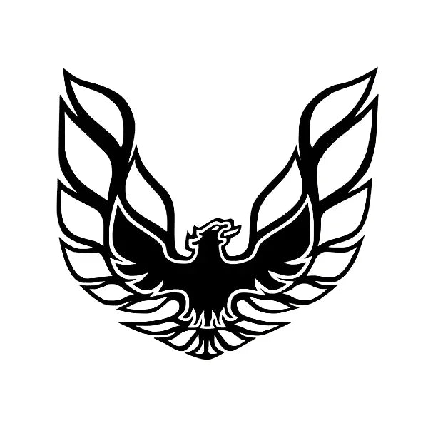 Sticker Personality Funny Firebird Art Pattern Design Vinyl