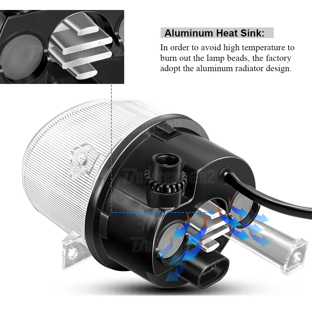 For Volkswagen VW Amarok 2010 2011 X 30W Fog Truck Angel Eye