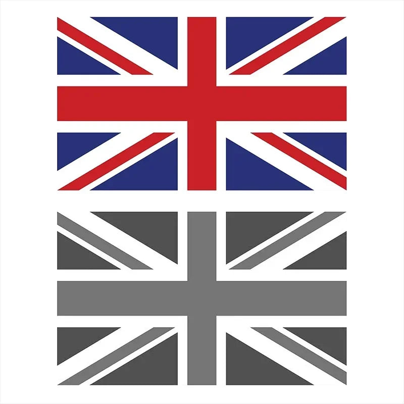 Personality British Flag Sticker Trolley Case Wall Bumper