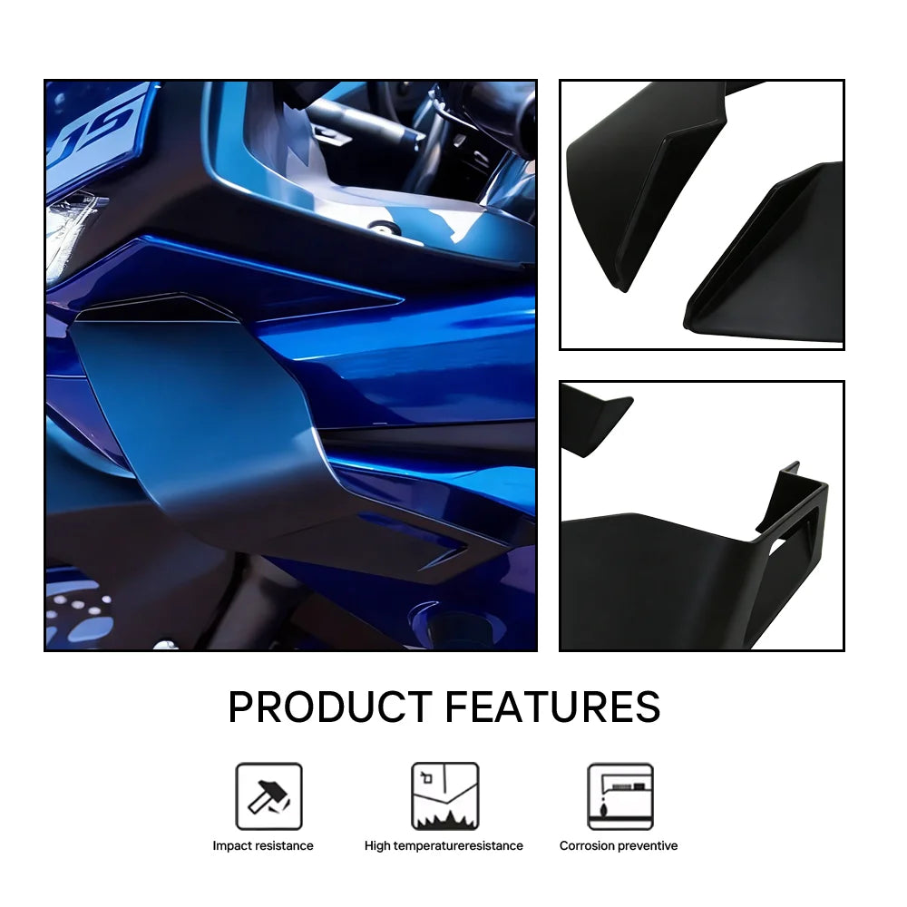 For Yamaha BMW Honda Kawasaki Motorcycle Winglet Aerodynamic