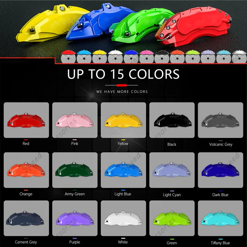 Aluminum Brake Caliper Covers Fits Mercedes BMW Audi Ford