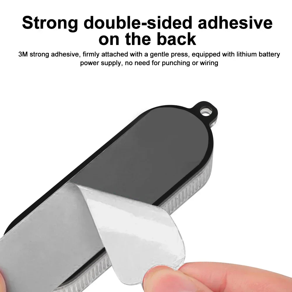 4X Solar Flashing Warning Safety By Strobe Adjustable Parking