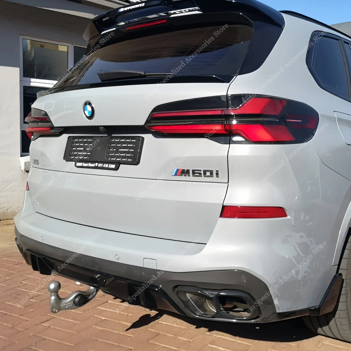 For BMW X5 G05 30D 40D Gloss Black Mp Rear Bumper Lip Exterior